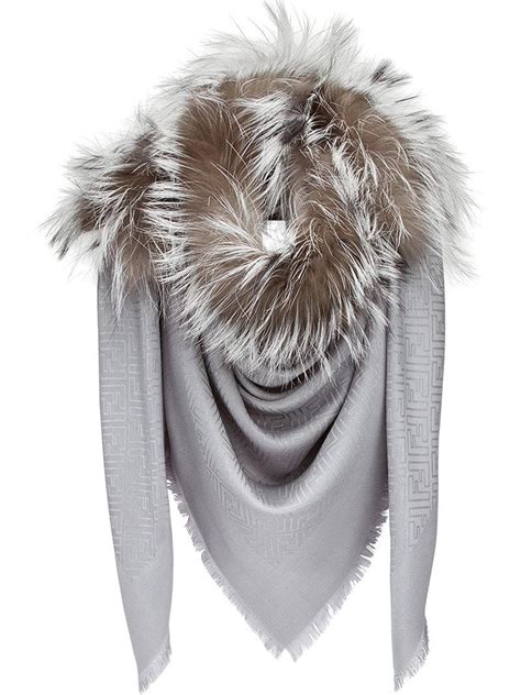 fendi scarf price|fendi scarf with fur trim.